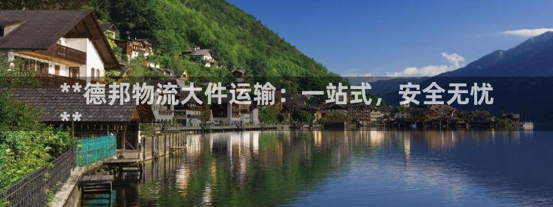 28圈：**德邦物流大件运输：一站式