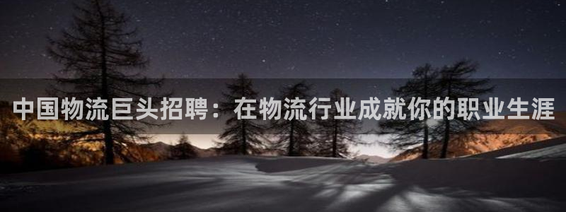 加拿大28圈是什么：中国物流巨头招聘