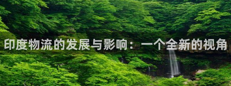 28圈网站怎么注册：印度物流的发展与